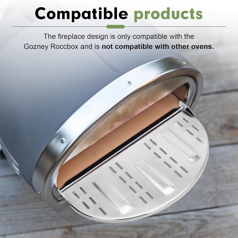 Mangoct Oven Shelf Compatible with Gozney roccbox Pizza Oven，Provides Space for Easy Removal, Insertion and Rotation of Pizzas and is Made of 304 Stainless Steel with Ventilation Holes - Image 2